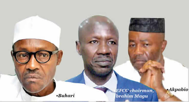 Buhari, Magu and Akpabio