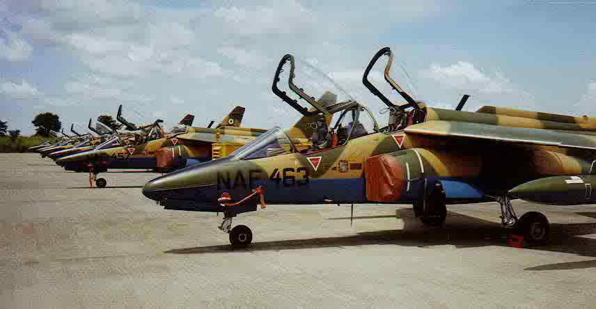 Images of Nigeria Air Force jet fighters