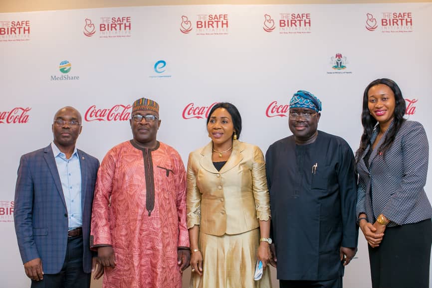 (L-R) Mr. Clem Ugorji, Director, Public Affairs and Communications, Coca-Cola West Africa Business Unit; Dr. Bala Yusuf, Technical Director, Office of the Senior Special Assistant to the President on SDGs; Prof. Chinyere Ezeaka, Professor of Paediatrics, Lagos University Teaching Hospital Idi-Araba; Dr Adedamola Dada, Chief Medical Director, Federal Medical Centre, Ebute-Metta; and Mrs. Amaka Onyemelukwe, Head, Public Affairs and Communications, Coca-Cola Nigeria Limited, during the Coca-Cola Stakeholders Parley on ‘Enabling Safe Births in Nigeria