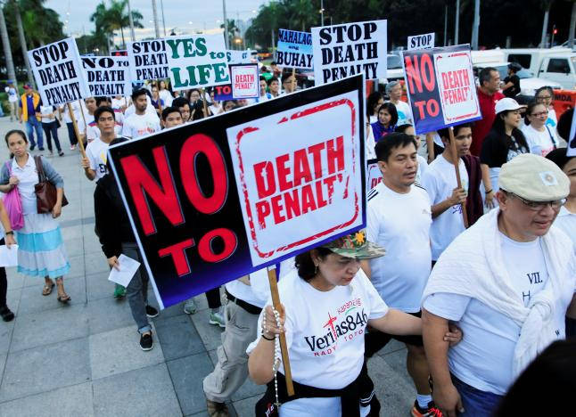 Protest against death penalty