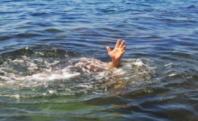 Man drowning