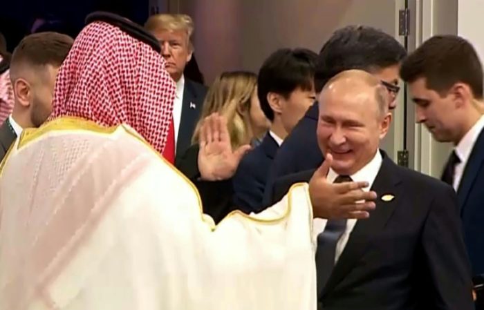 Saudi Crown Prince Salman and President Vladimir Putin