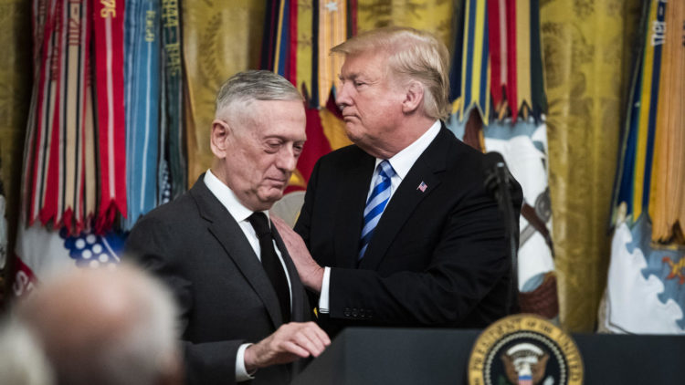 Trump and Mattis: the parting of ways