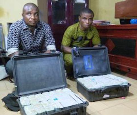 EFCC arrests 2 persons with $2.8m cash in suitcases