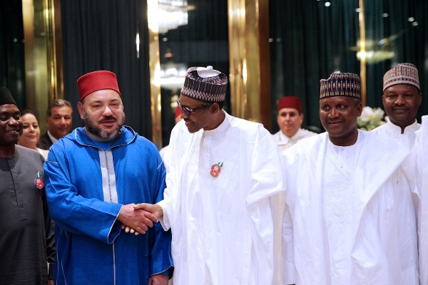 President Buhari and King Mohammed of Morocco