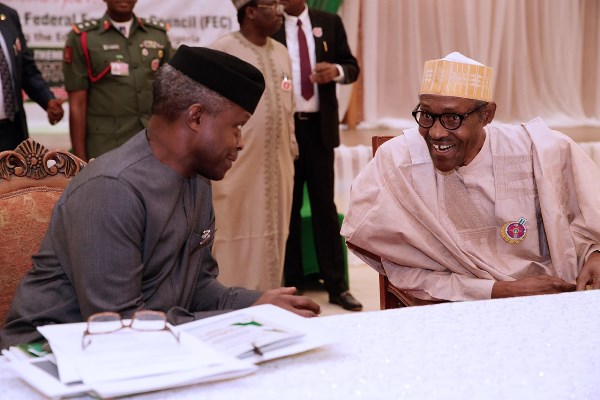 Buhari and Vice President Osinbajo