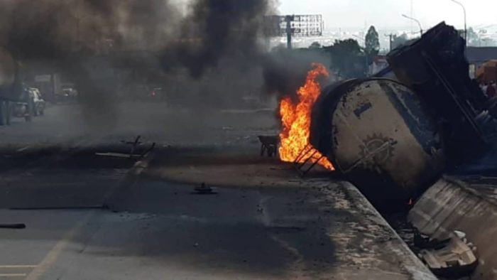 Another petrol tanker fire hits Onitsha