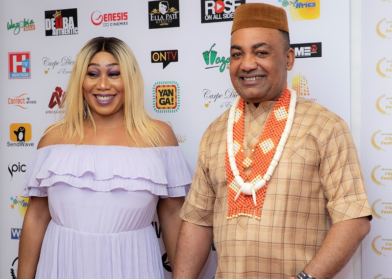 Dr and Mrs Malcolm Benson, President UK Nollywood Producers Guild