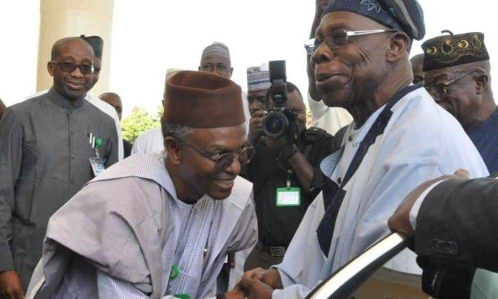 What El-Rufai said about Obasanjo during visit to Kaduna